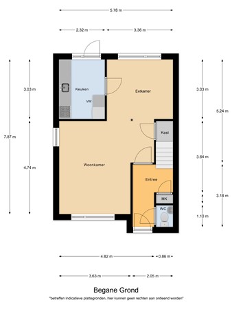 Floorplan - Hoolstraat 53, 5521 JP Eersel
