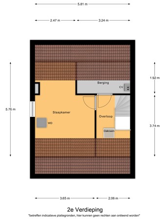 Floorplan - Hoolstraat 53, 5521 JP Eersel