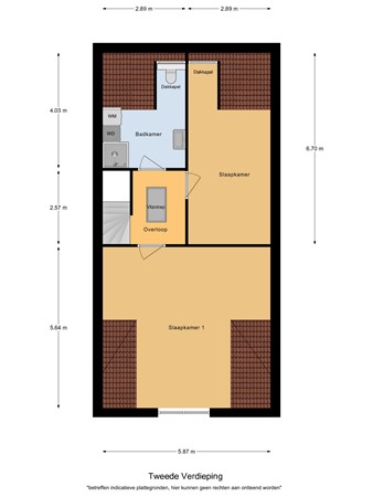 Floorplan - Bakkerstraat 2a, 5541 VC Reusel