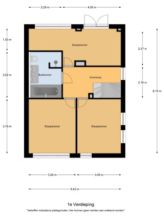 Floorplan - Van Galenstraat 30, 5571 BN Bergeijk