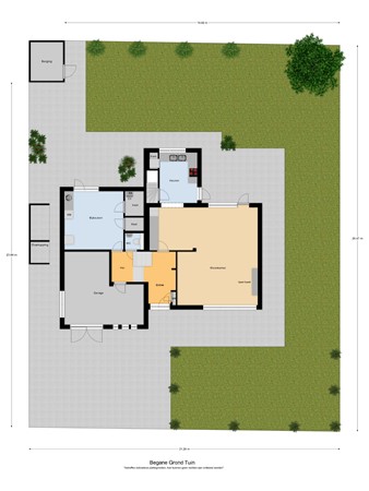 Floorplan - Churchill-laan 26, 5571 AA Bergeijk