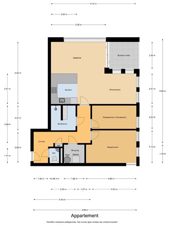 Floorplan - Eikenburg 144, 5521 HW Eersel
