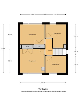 Floorplan - Costverloren 8, 5571 PL Bergeijk