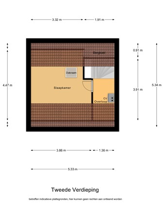 Floorplan - De Groten Ekker 12, 5531 DW Bladel