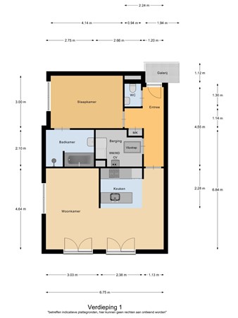 Floorplan - Beukenbos 61, 5531 MP Bladel