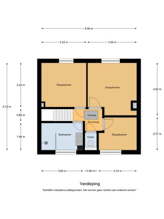 Floorplan - Molenakkers 26, 5571 LD Bergeijk