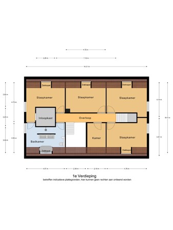 Floorplan - Dalem 2A, 5527 JG Hapert