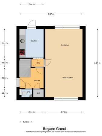 Floorplan - De Vang 8, 5527 GG Hapert