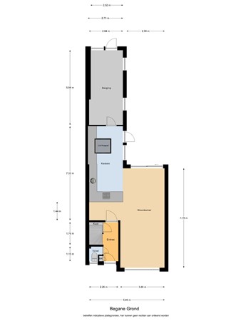 Floorplan - Prins Bernhardstraat 20, 5531 HX Bladel