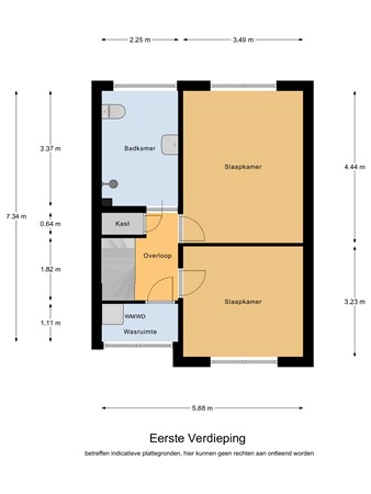 Floorplan - Prins Bernhardstraat 20, 5531 HX Bladel