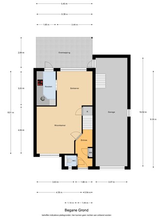 Floorplan - Nieuwstraat 1C, 5527 AR Hapert