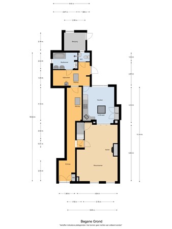 Floorplan - Wolverstraat 30A, 5525 AS Duizel