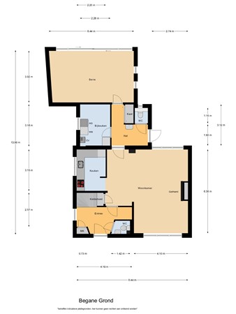 Floorplan - Prinses Beatrixstraat 4, 5571 HH Bergeijk