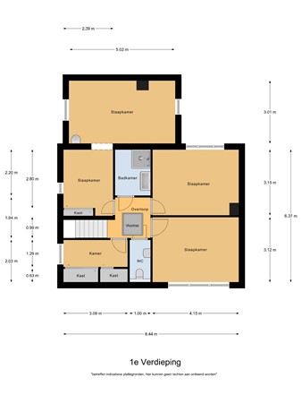 Floorplan - Prinses Beatrixstraat 4, 5571 HH Bergeijk
