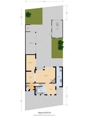 Floorplan - Oude Provincialeweg 18, 5527 BP Hapert