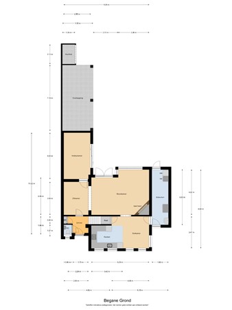 Floorplan - Oude Provincialeweg 18, 5527 BP Hapert