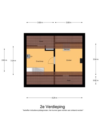 Floorplan - Oude Provincialeweg 18, 5527 BP Hapert