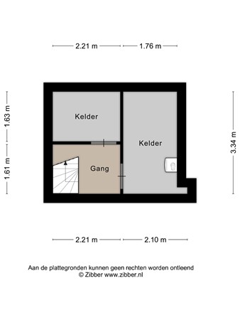 Floorplan - Bakenbergseweg 204, 6814 MS Arnhem