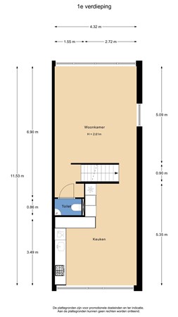 Floorplan - Nettelhorst 2, 6714 MD Ede
