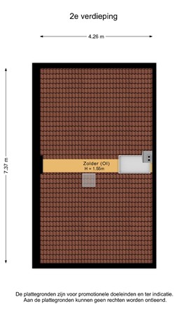 Floorplan - Industrielaan 1C, 6951 KD Dieren