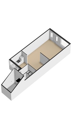 Floorplan - Deurnestraat 46, 6843 PR Arnhem