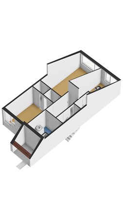 Floorplan - Deurnestraat 46, 6843 PR Arnhem