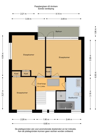 Medium property photo - Paasberglaan 45, 6824 PW Arnhem