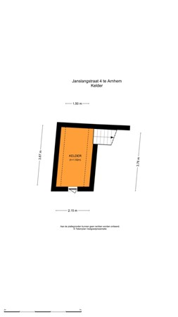 Floorplan - Janslangstraat 4, 6811 GG Arnhem