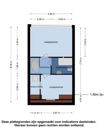 Floorplan - Rietdijkstraat 62, 3151 GJ Hoek van Holland