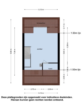 Floorplan - Anthonius de Bruijnhof 21, 3151 ME Hoek van Holland