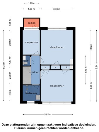 Floorplan - Hendrik van Naaldwijkstraat 21, 2671 BA Naaldwijk