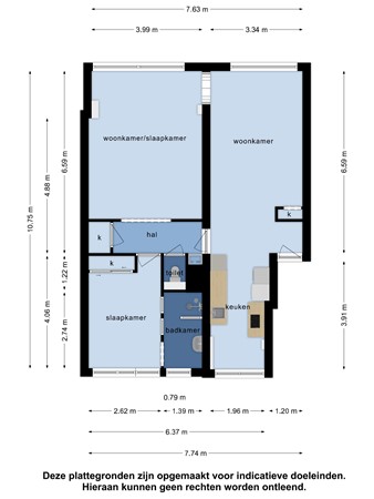 Floorplan - President J.V. Wierdsmastraat 2, 3151 EC Hoek van Holland