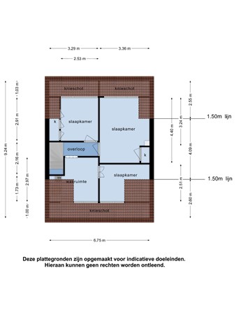 Floorplan - Huydecoperstraat 21B, 3151 NC Hoek van Holland