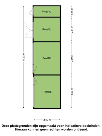 Floorplan - Prins Hendrikstraat 187A, 3151 AG Hoek van Holland