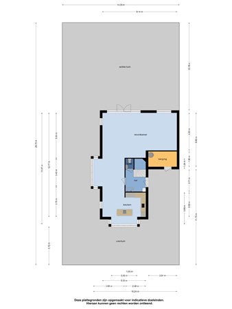 Floorplan - Dokter Kniplaan 71, 3151 MA Hoek van Holland