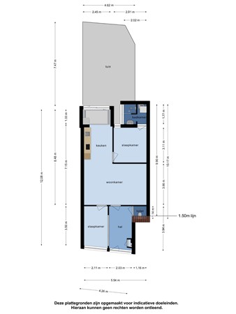 Floorplan - 1e Scheepvaartstraat 40A, 3151 NL Hoek van Holland