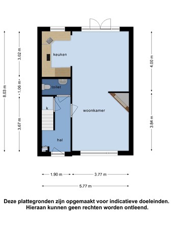 Floorplan - Hoflaan 103, 2691 AP 's-Gravenzande