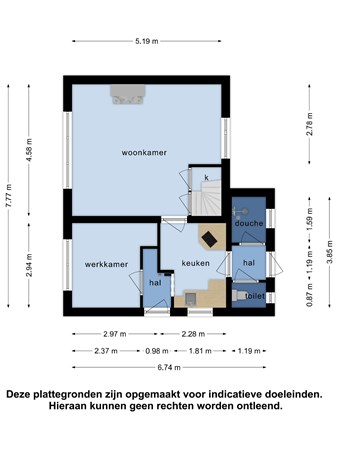 Floorplan - Maasdijk 102-104, 2691 NW 's-Gravenzande