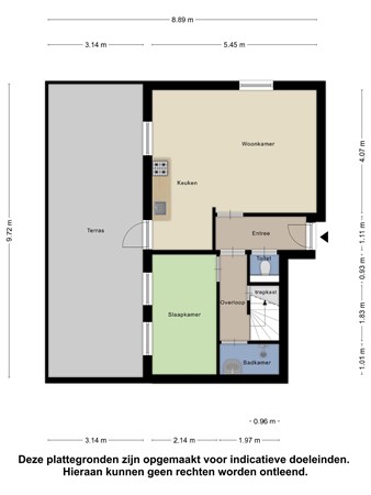 Floorplan - Concordiastraat 10B, 3151 AA Hoek van Holland