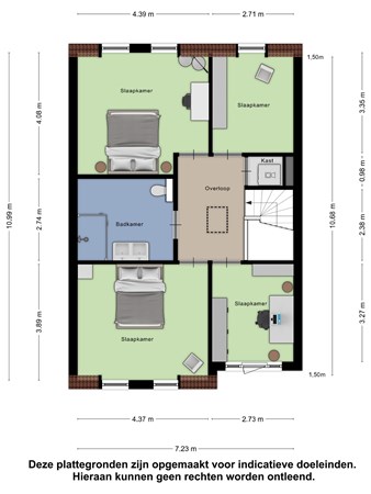 Floorplan - Stationsweg 68, 3151 HS Hoek van Holland