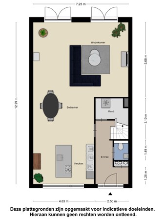 Floorplan - Stationsweg 68, 3151 HS Hoek van Holland