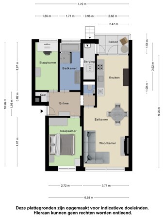 Floorplan - Prins der Nederlandenstraat 1, 3151 SB Hoek van Holland