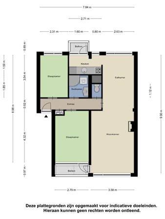 Floorplan - President Jan Lelsstraat 39, 3151 SG Hoek van Holland