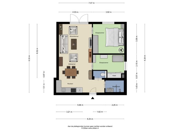 Floorplan - Schoolstraat 30D, 3151 AZ Hoek van Holland