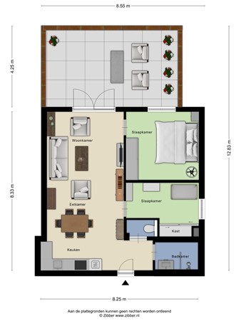 Floorplan - Schoolstraat 30D, 3151 AZ Hoek van Holland