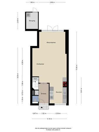 Floorplan - Meropestraat 24, 3151 JL Hoek van Holland