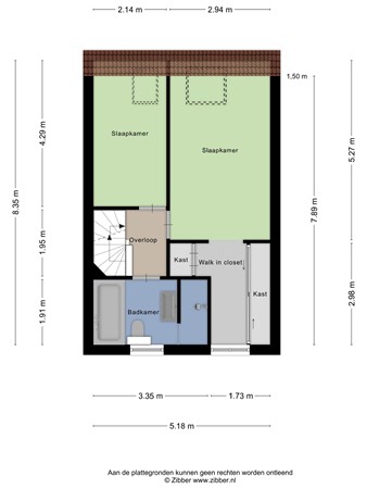 Floorplan - Meropestraat 24, 3151 JL Hoek van Holland