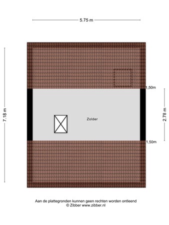 Floorplan - Muskaatstraat 9, 2671 SV Naaldwijk