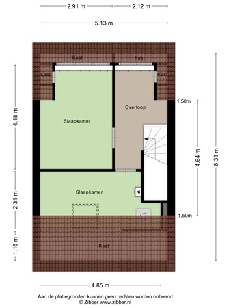 Floorplan - Dokter Diamantlaan 45, 3151 MB Hoek van Holland
