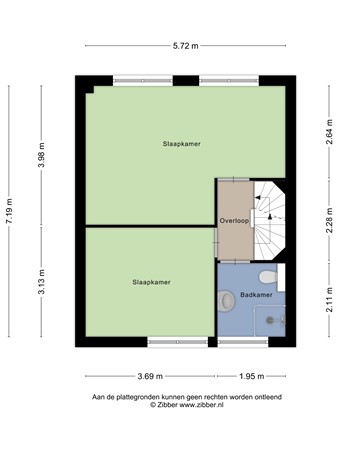 Floorplan - Adriaan van der Kloosterstraat 111, 3151 CT Hoek van Holland